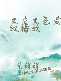 又爽又色黄色一级播放