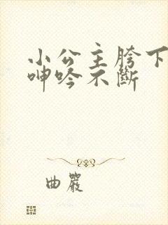小公主胯下娇喘呻吟不断