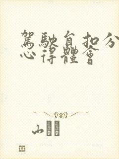驾驶员扣分学习心得体会 驾驶员扣分学习心得体会