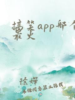搞笑app哪个最火