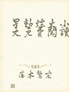 星动烟火小说全文免费阅读