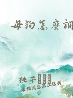 母狗怎么调教 母狗怎么调教