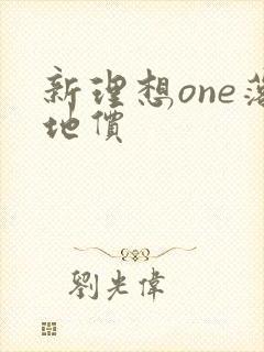新理想one落地价