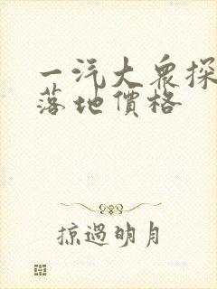 一汽大众探岳x落地价格
