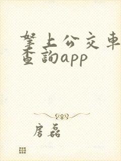 拿上公交车实时查询app