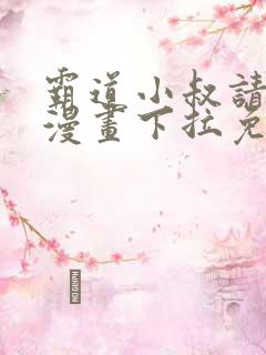 霸道小叔请轻撩漫画下拉免费