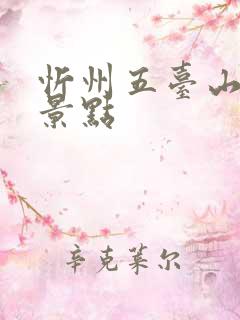 忻州五台山附近景点