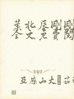 叶北辰刚刚更新全文免费阅读小说