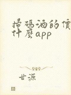 扫码酒的价格用什么app
