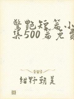 惊艳短篇小说合集500篇免费阅读
