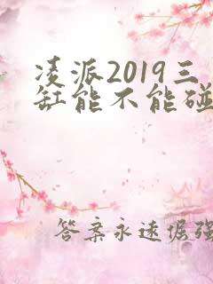 凌派2019三缸能不能碰