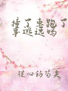 撞了车跑了算肇事逃逸吗