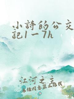小诗的公交车日记1一7h