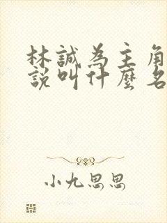 林诚为主角的小说叫什么名字