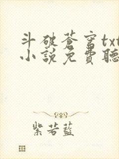 斗破苍穹txt小说免费听书