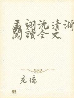 孟翊沈清漪免费阅读全文