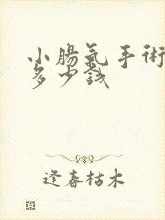 小肠气手术治疗多少钱