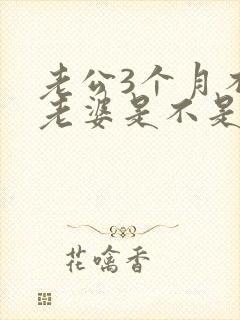 老公3个月不碰老婆是不是外面有人了