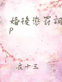 婚后惩罚调教sp