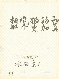 相机拍的和镜子哪个更加真实