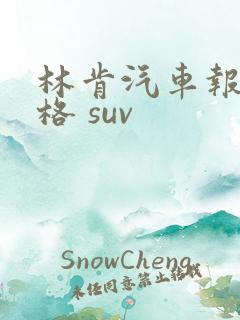 林肯汽车报价价格 suv