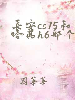 长安cs75和哈弗h6哪个费油