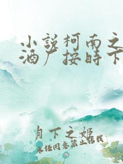 小说柯南之人在酒厂按时下班 小说柯南之人在酒厂按时下班