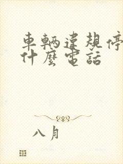 车辆违规停车打什么电话 车辆违规停车打什么电话