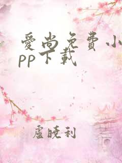 爱尚免费小说app下载