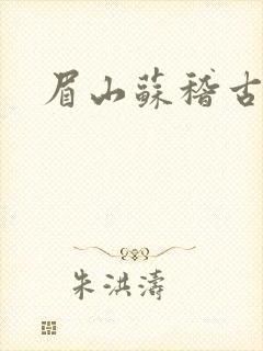 眉山苏稽古镇