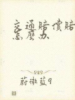 交通赔偿赔不起怎么办