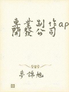 专业制作app开发公司