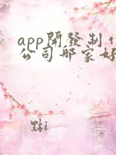 app开发制作公司哪家好 app开发制作公司哪家好
