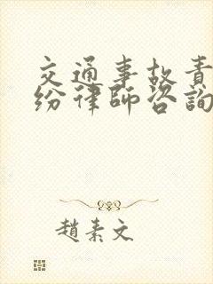 交通事故责任纠纷律师咨询 交通事故责任纠纷律师咨询