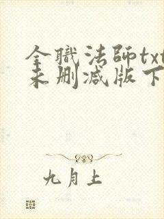 全职法师txt未删减版下载