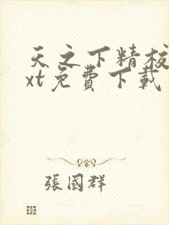 天之下精校版txt免费下载