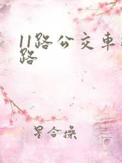 11路公交车线路