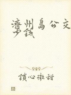 济州岛公交车多少钱