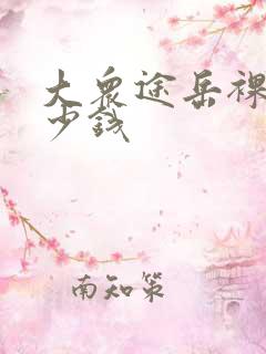 大众途岳裸车多少钱