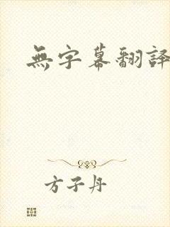 无字幕翻译软件