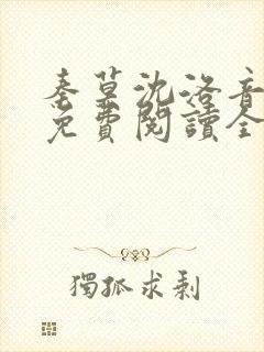秦莫沈洛音小说免费阅读全文