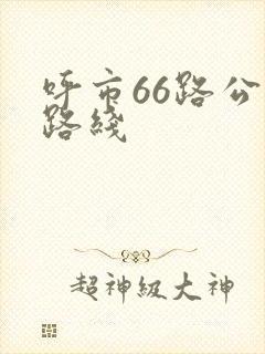 呼市66路公交路线