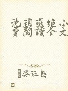 沈玥燕绝小说免费阅读全文最新章节