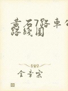 黄石7路车公交路线图
