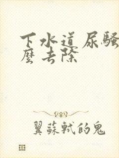 下水道尿骚味怎么去除