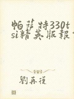 帕萨特330tsi精英版报价