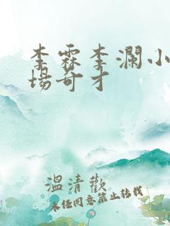 李霖李澜小说官场奇才