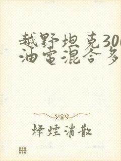 越野坦克300油电混合多少钱