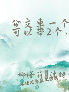 公交车一个大人可以带2个小孩应该怎样收费