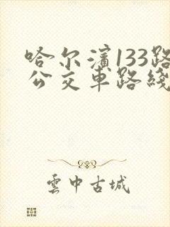 哈尔滨133路公交车路线图
